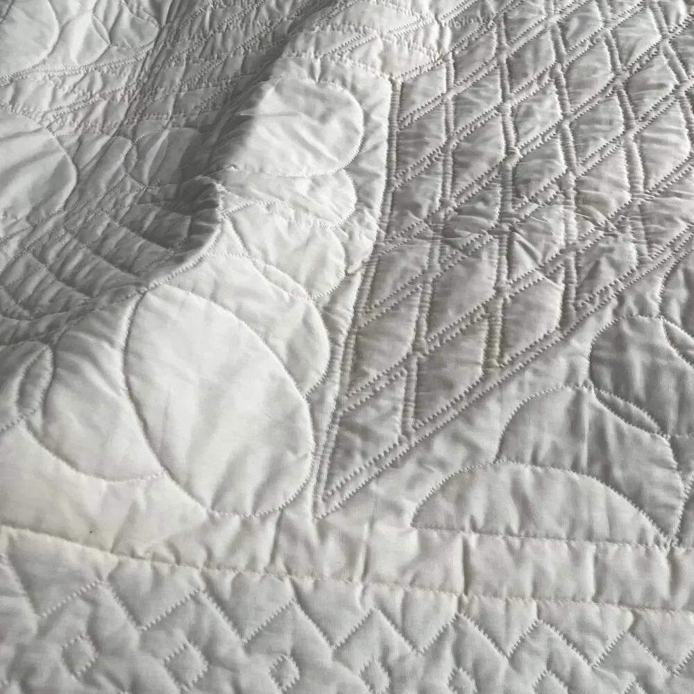 Vintage Handmade Harvest Lone Star Quilt Texas Orange Brown Fall Autumn *READ*